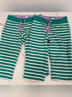 Two pairs of Mini Boden longer-length shorts - size 6